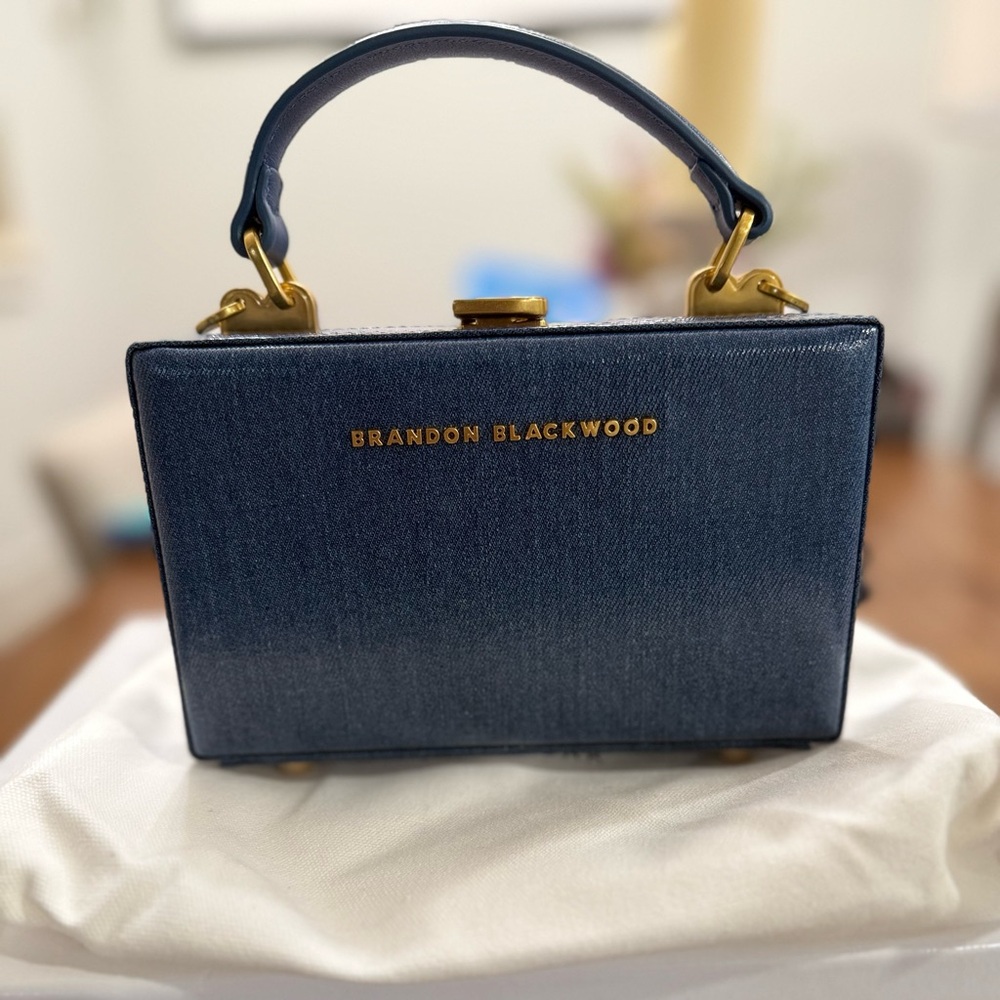 Elegant Blue Brandon Blackwood Handbag - Picture 3 of 4